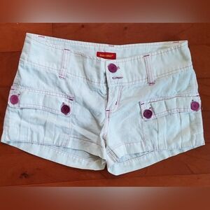Blue Asphalt Cargo Shorts White Size 3